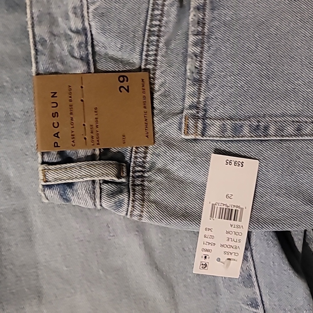 Pacsun Casey Low Rise Baggy 29 Ultra Flattering Fit! Cutest Baggy Jeans! - Picture 7 of 11